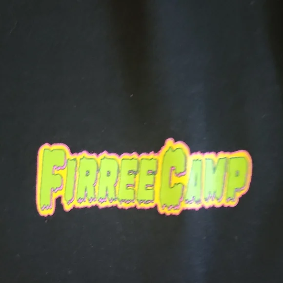 Black Firee Camp T-Shirt - Picture 3 of 4